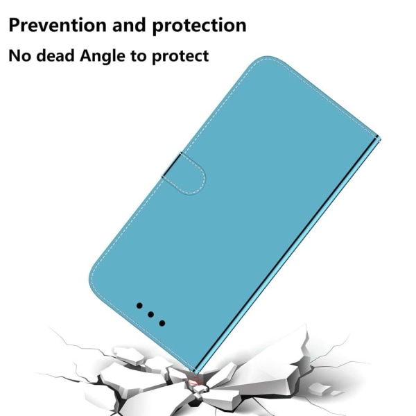 Mirror OnePlus 10R / OnePlus Ace flip case - Sininen Blue