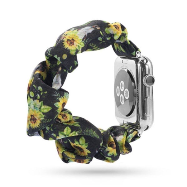 Apple Watch Series 5 44mm stof Mønster urrem - Solsikker Multicolor