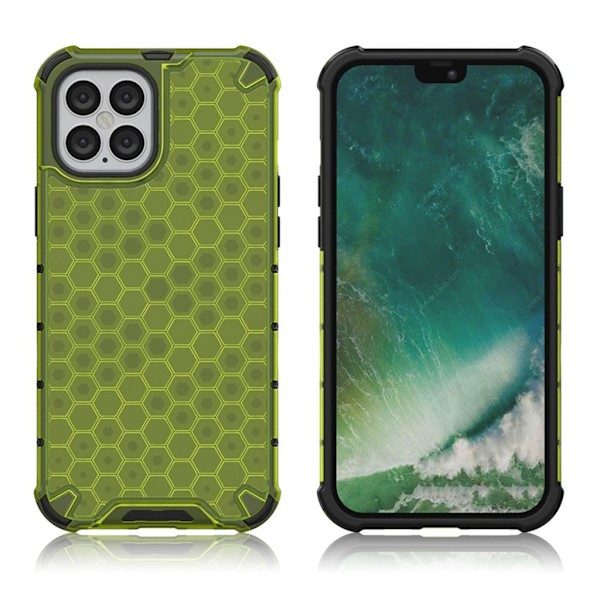 Bofink Honeycomb iPhone 12 Pro Max skal - Grön Grön
