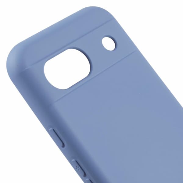 Google Pixel 8a Case Arc Edge 2.0mm Silky Soft Touch Joustava puhelimen kansi - Harmaa Silver grey