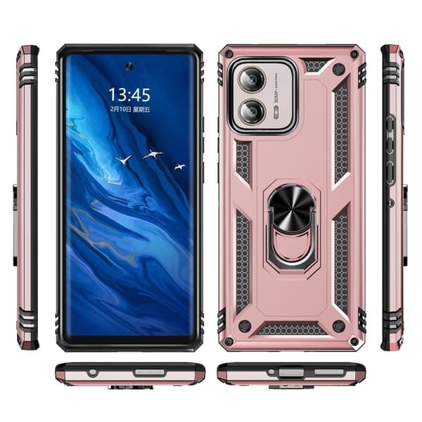 Bofink Combat Motorola Edge Plus (2023) Etui - Rose Gull Pink