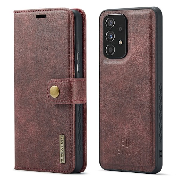 DG.Ming Samsung Galaxy A53 5G 2-in-1 Lompakko Suojakotelo - Punainen Red