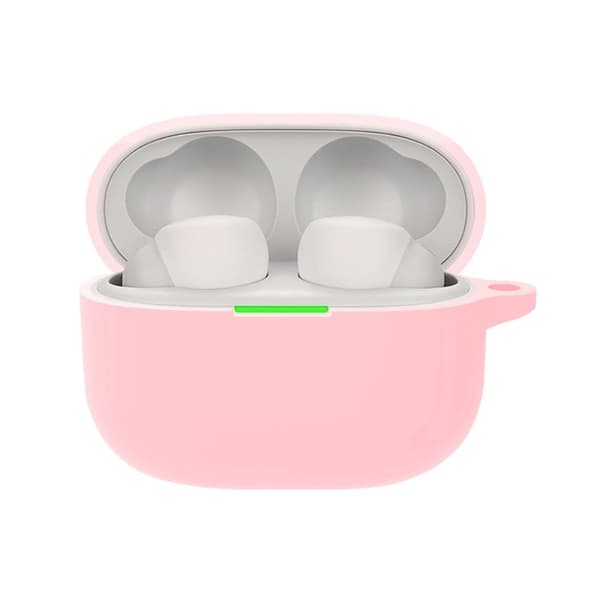 Sony LinkBuds S silikoneetui med karabinhage - Lyserød Pink