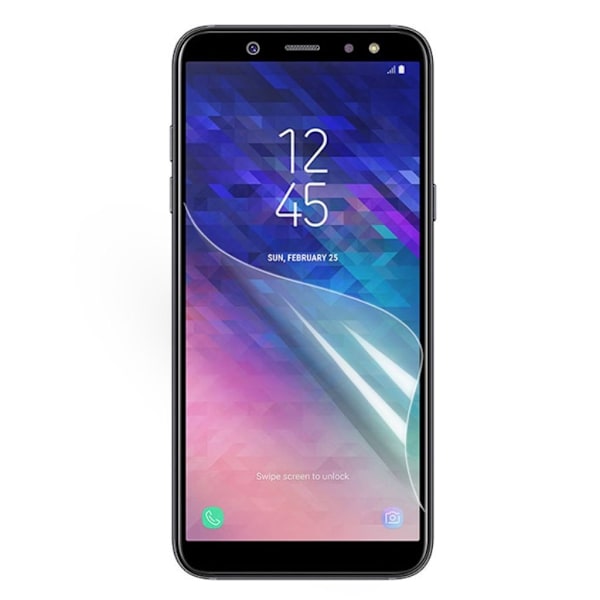 Ultra-klart Samsung Galaxy A6 (2018) skärmskydd Transparent