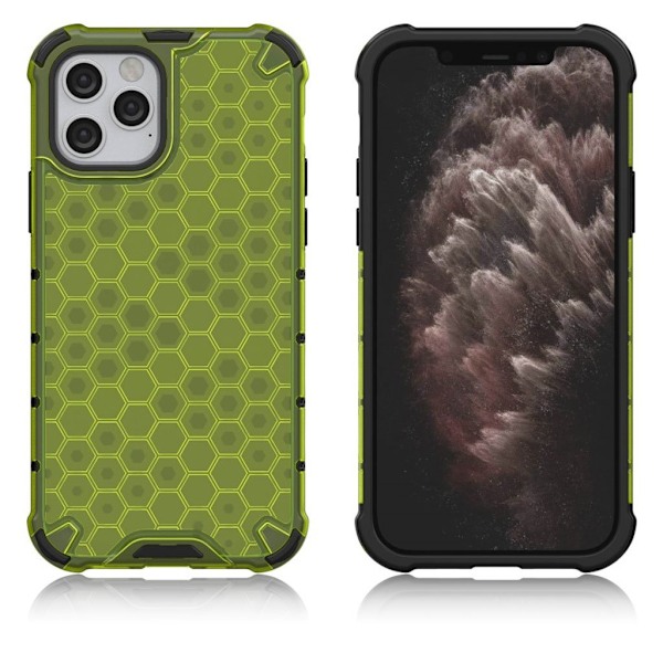 Bofink Honeycomb iPhone 12 Pro / iPhone 12 skal - Grön Grön