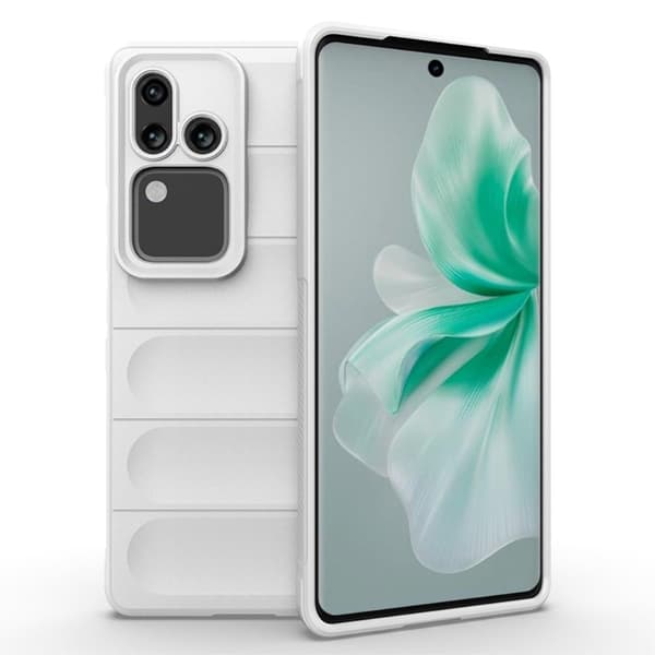 Blødt grebsformet Vivo S18 Pro cover - Hvid White