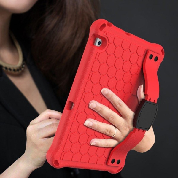 Huawei MediaPad T5 honeycomb skin-etui - Rød / Sort Red