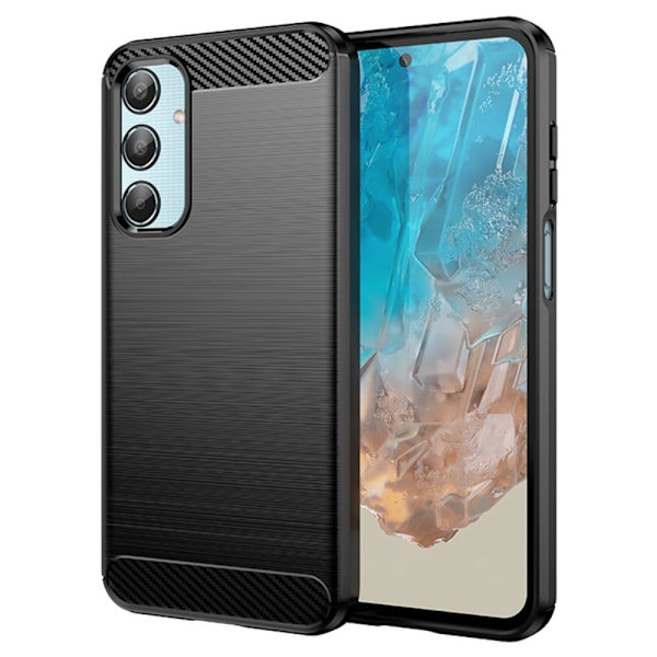 Carbon Flex Samsung Galaxy M35 kotelot - Musta Black
