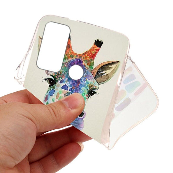 Deco Motorola Moto G60 skal - Gyllene Blomma multifärg
