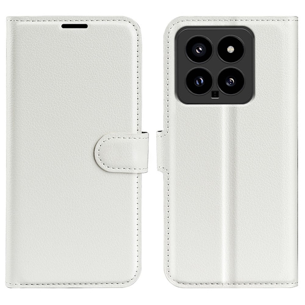 Classic Xiaomi 14 flipfodral - Vit Vit
