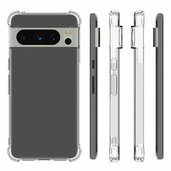 Lux-Case Airbag-cover til Google Pixel 8 Pro Transparent
