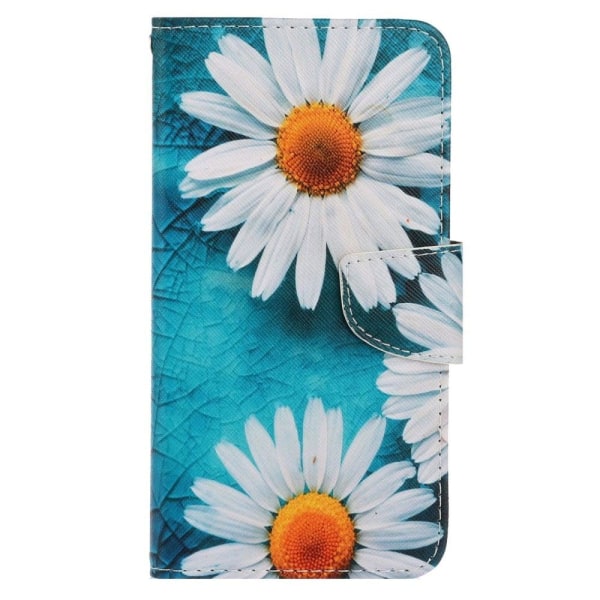 Wonderland Samsung Galaxy S23 Ultra Flip Etui - Krysantemum Blue