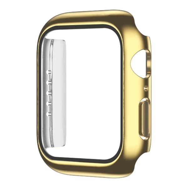 Apple Watch Series 3/2/1 38mm galvanointisuojus karkaistulla lasilla - Kulta Gold