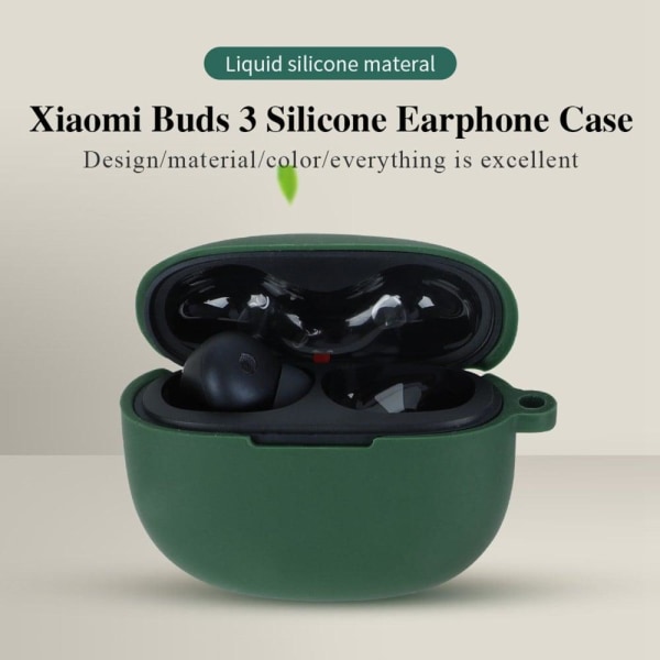 Xiaomi Buds 3 silikoneetui - Hvid White