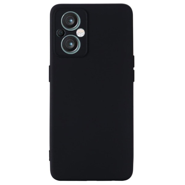 Matte Liquid Silikoni Suojakuori For OnePlus Nord N20 5G - Musta Black