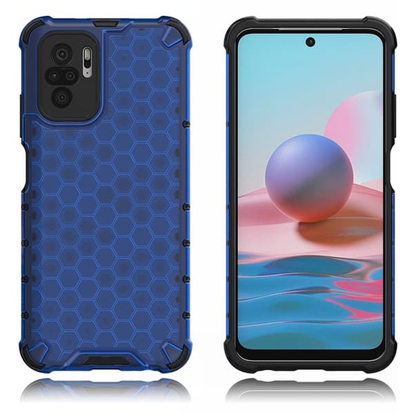Bofink Honeycomb Xiaomi Redmi Note 10S kotelot - Sininen Blue