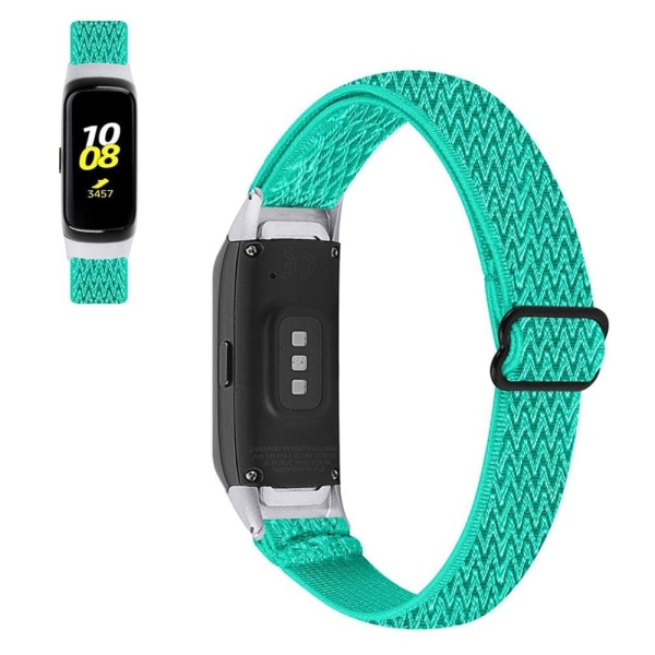 Samsung Galaxy Fit nylon sport watch strap - Mint Green Grön