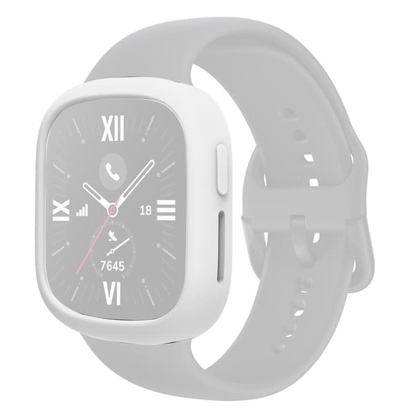 Honor Watch 4 Silikonfodral Skyddsfodral Bumper Frame Watch Cover - Vit Vit