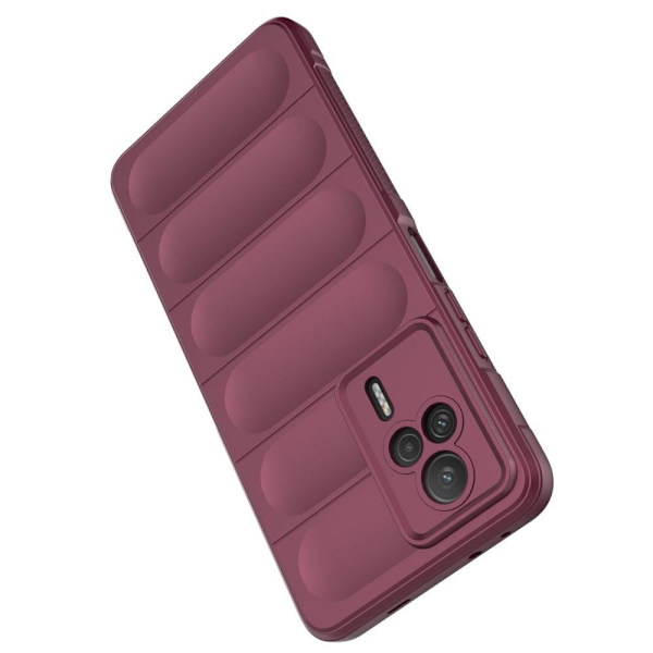 Pehmeä kahva muotoiltu kuori Xiaomi Redmi K60E - Viininpunainen Red