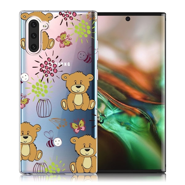 Deco Samsung Galaxy Note 10 kuoret - Bears Multicolor