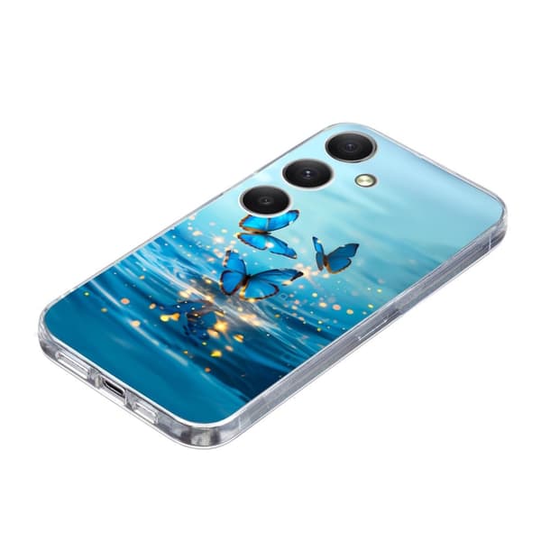 Vibe Samsung Galaxy A55 deksel - Blå Sommerfugl Blue