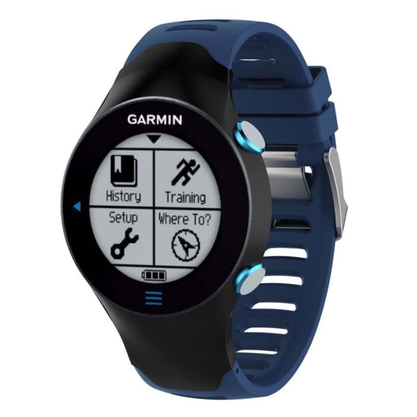 Garmin Forerunner 610 silicone watch band - Dark Blue Blå