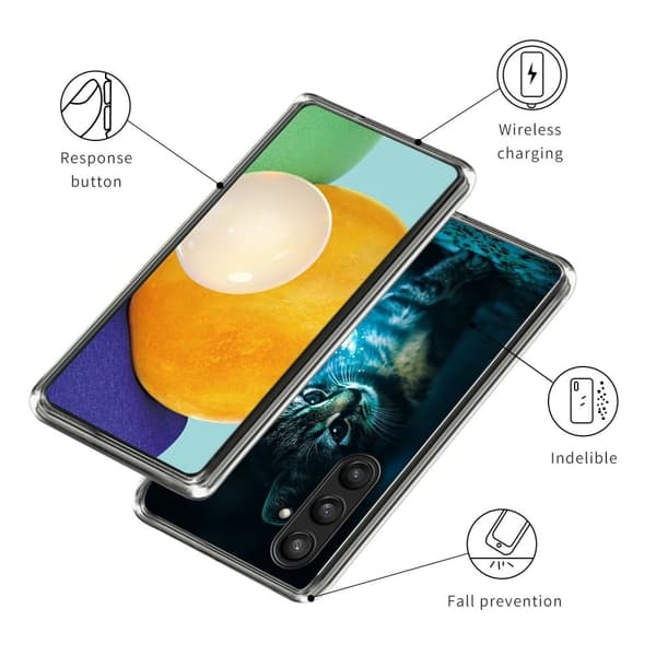 Vibe Samsung Galaxy A16 -kansi - Kissa Blue
