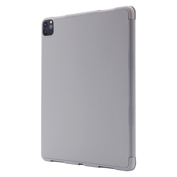 iPad Pro 12.9 (2022) / (2021) / (2020) Skin-touch vegansk lædere Silver grey
