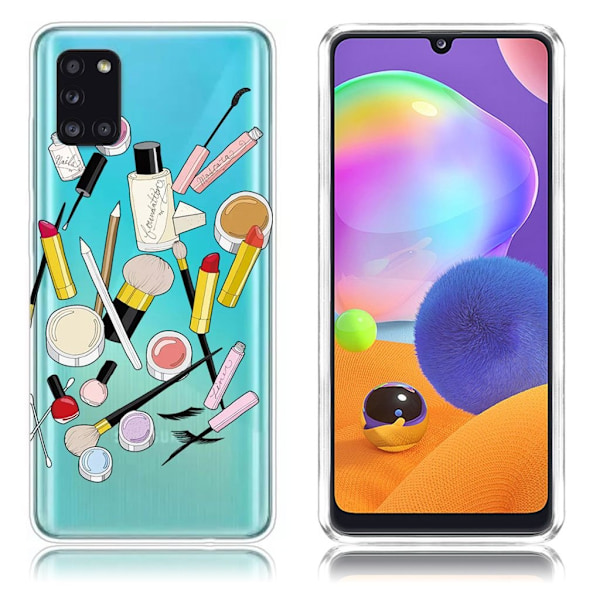 Deco Samsung Galaxy A31 deksel - Sminke Multicolor
