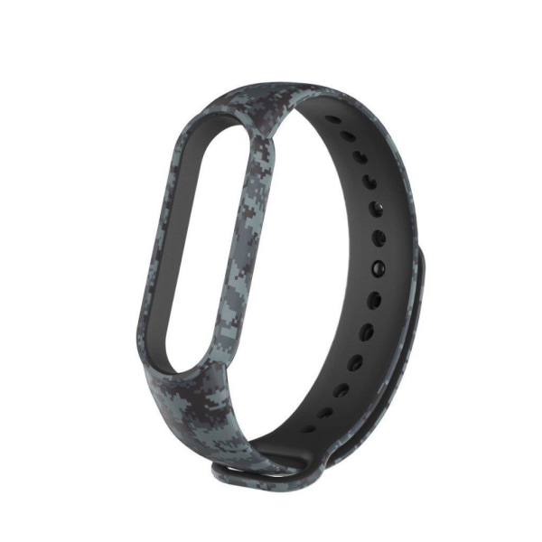 Xiaomi Mi Band 5 cool pattern watch band - Green / Black Grön