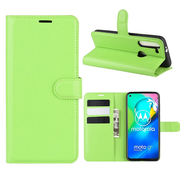 Classic Motorola Moto G8 Power Etui - Grøn Green