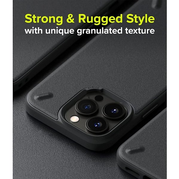 RINGKE ONYX - iPhone 13 Pro - Mørkegrå Silver grey