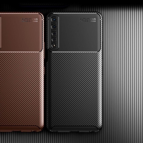 Carbon Shield LG Stylo 7 4G case - Brown Brown