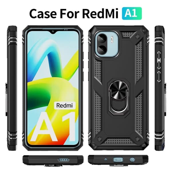 Bofink Combat Xiaomi Redmi A1 Etui - Svart Black