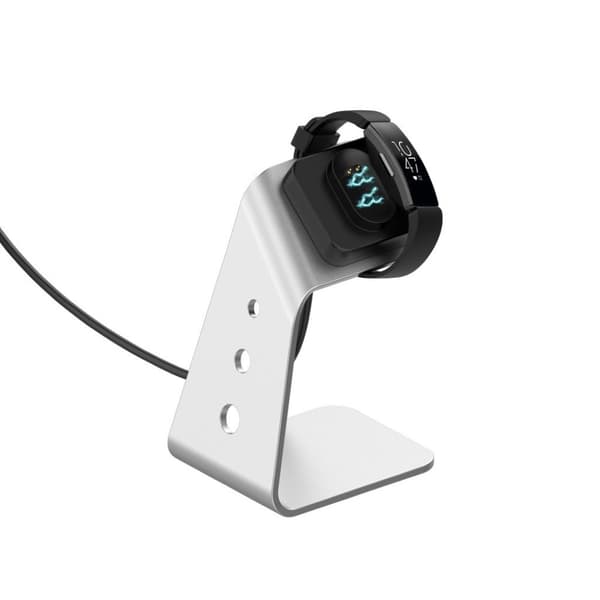 Fitbit Ace 2 / Inspire / Inspire HR laddningsdocka i aluminium - Silver Silvergrå
