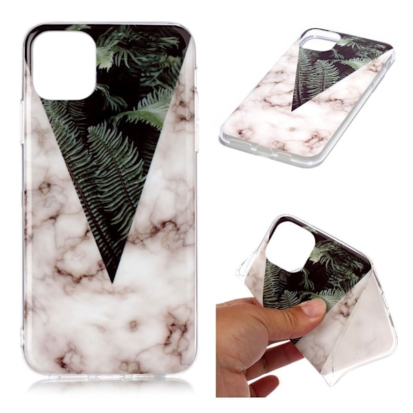 Marble iPhone 11 Pro Max deksel - løvmønster marmor Green