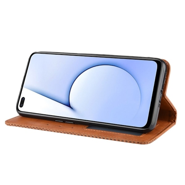 Bofink Vintage läder Realme X50 5G fodral - Brun Brun