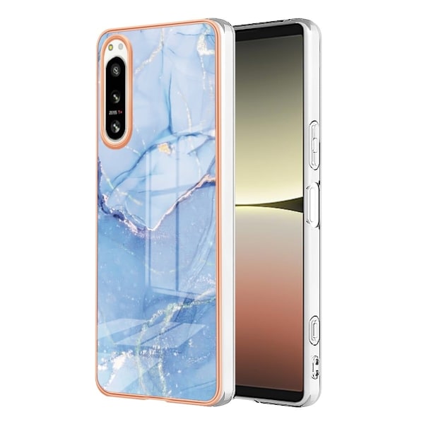 Marble Sony Xperia 5 IV Etui - Blå Blue