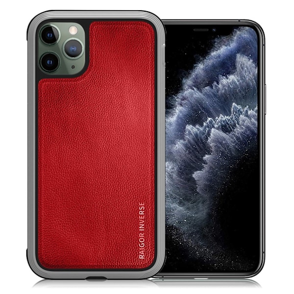 Raigor Inverse LUXURIOUS-suojus iPhone 11 Pro:lle - Punainen Red