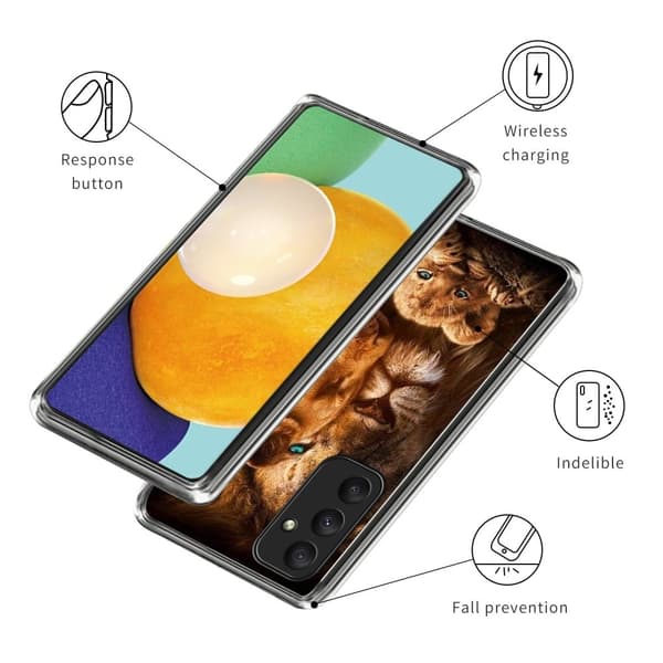 Deco Samsung Galaxy A35 kotelot - Leijonat Brown