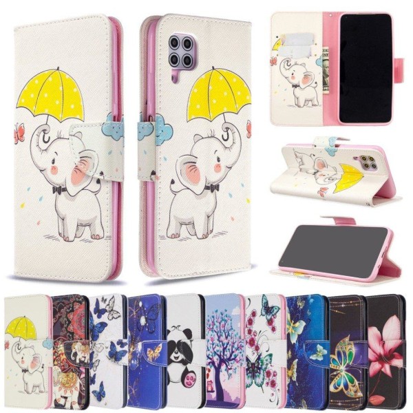 Wonderland Huawei P40 Lite / Nova 6 SE Etui - Elefant / paraply Pink