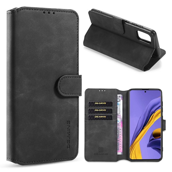 DG.MING Samsung Galaxy A71 Etui - Sort Black