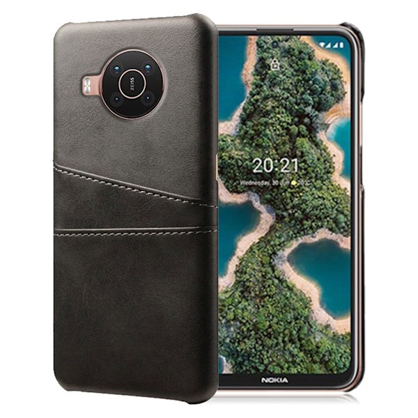 Dual Card Etui Nokia X10 / X20 - Sort Black