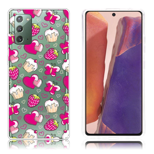 Deco Samsung Galaxy Note 20 case - Strawberry Pink