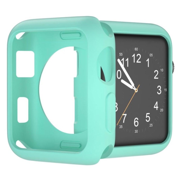 Apple Watch Series 3/2/1 42mm hållbar fodral - cyan Grön