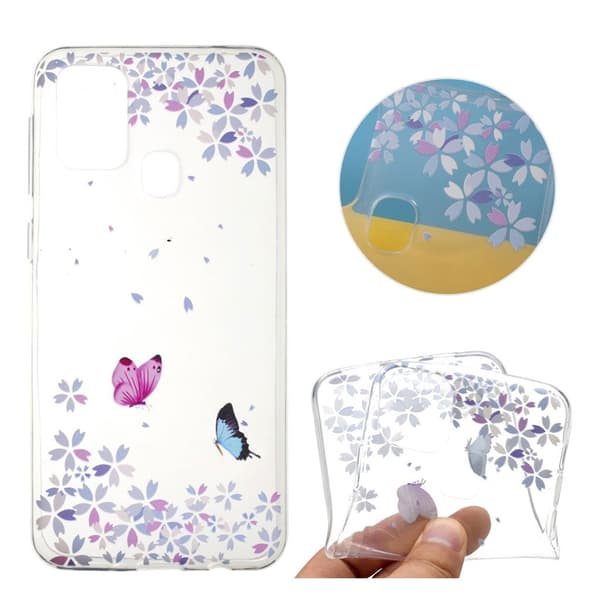 Deco Samsung Galaxy M31 kotelot - Kukka Ja Perhoset Multicolor