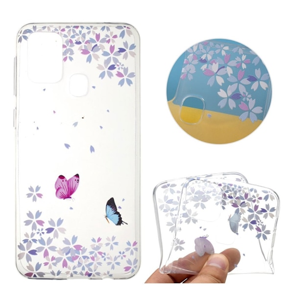 Deco Samsung Galaxy M31 skal - Blomma Och Fjärilar multifärg