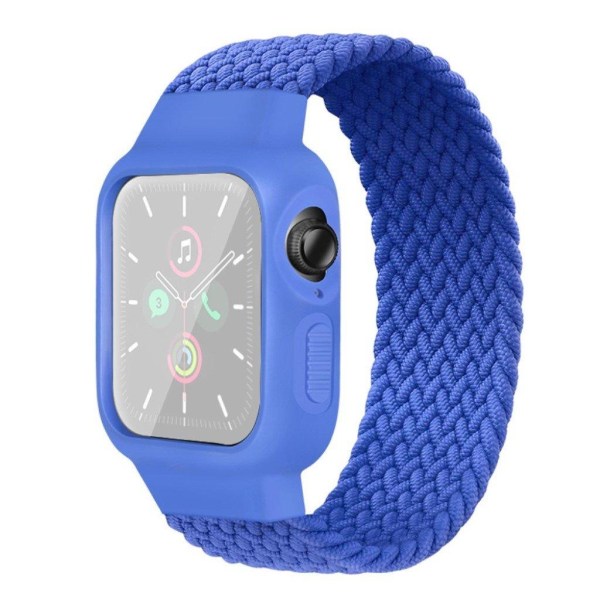 Apple Watch Series 6 / 5 40mm simple nylon watch band - Blue  / Size: 170mm Blå