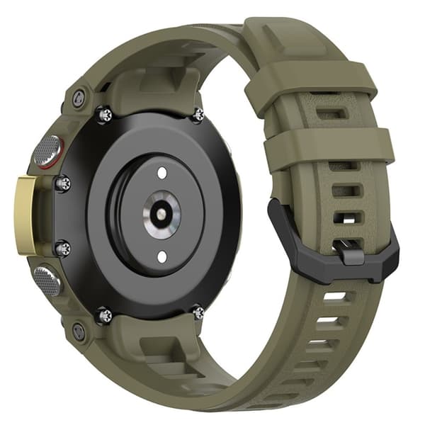 Amazfit T-Rex 2 silikonikellon hihna - Armeijan Vihreä Green