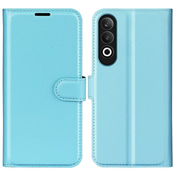 Klassisk OnePlus Nord CE4 / Oppo K12 flip etui - Blå Blue